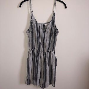 B&W Pattern Romper